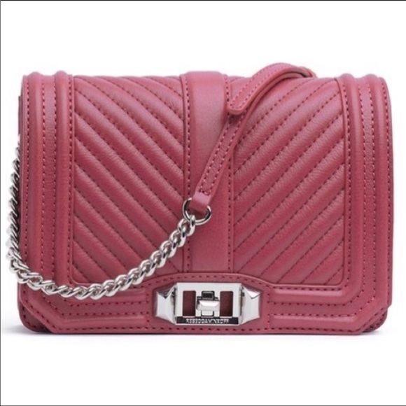 Rebecca Minkoff Small Love Crossbody Fig NWT - Picture 2 of 9